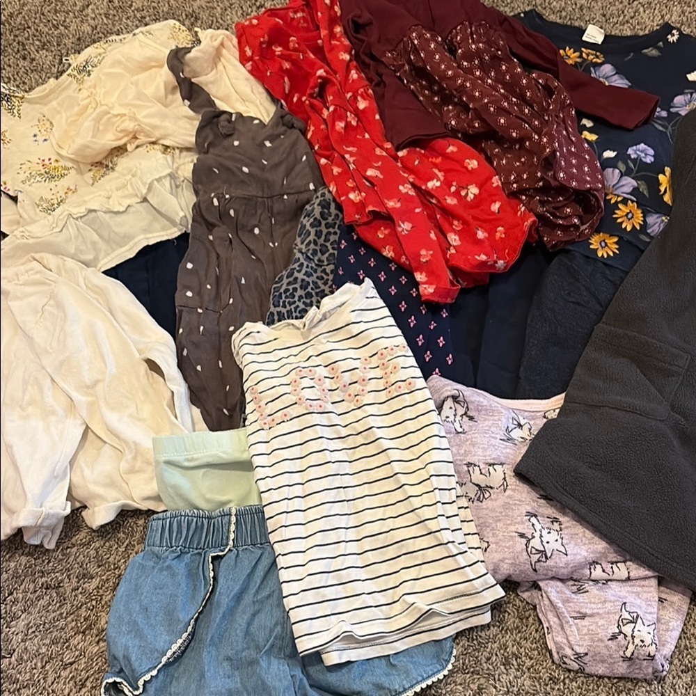 Girls 2T Assorted Clothing Bundle - dresses - shorts - pants - pjs